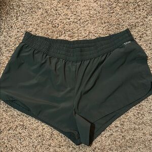Dark Green Athletic Shorts